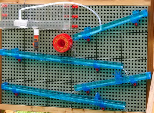 STEM Wasserrutsche Ballbahn Set 92 Teile